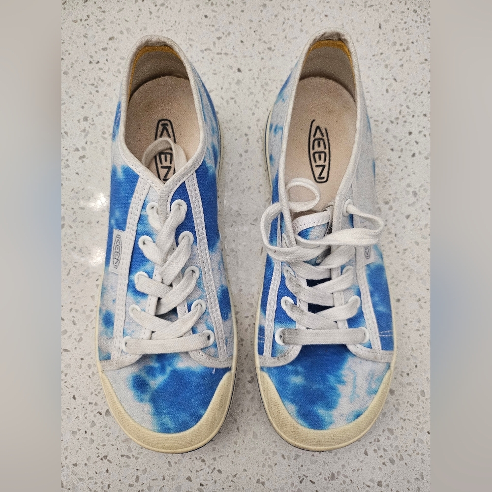 Keen Blue Tie-Dye Sneakers